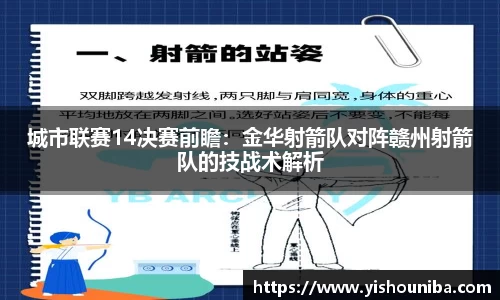 城市联赛14决赛前瞻：金华射箭队对阵赣州射箭队的技战术解析